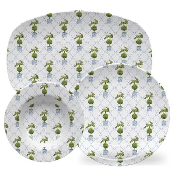 Luxury Bunny Hop HeatSafe™ Dinnerware - Oven Safe, Microwave Safe, Dishwasher Safe, BPA Free! | Etsy (US)