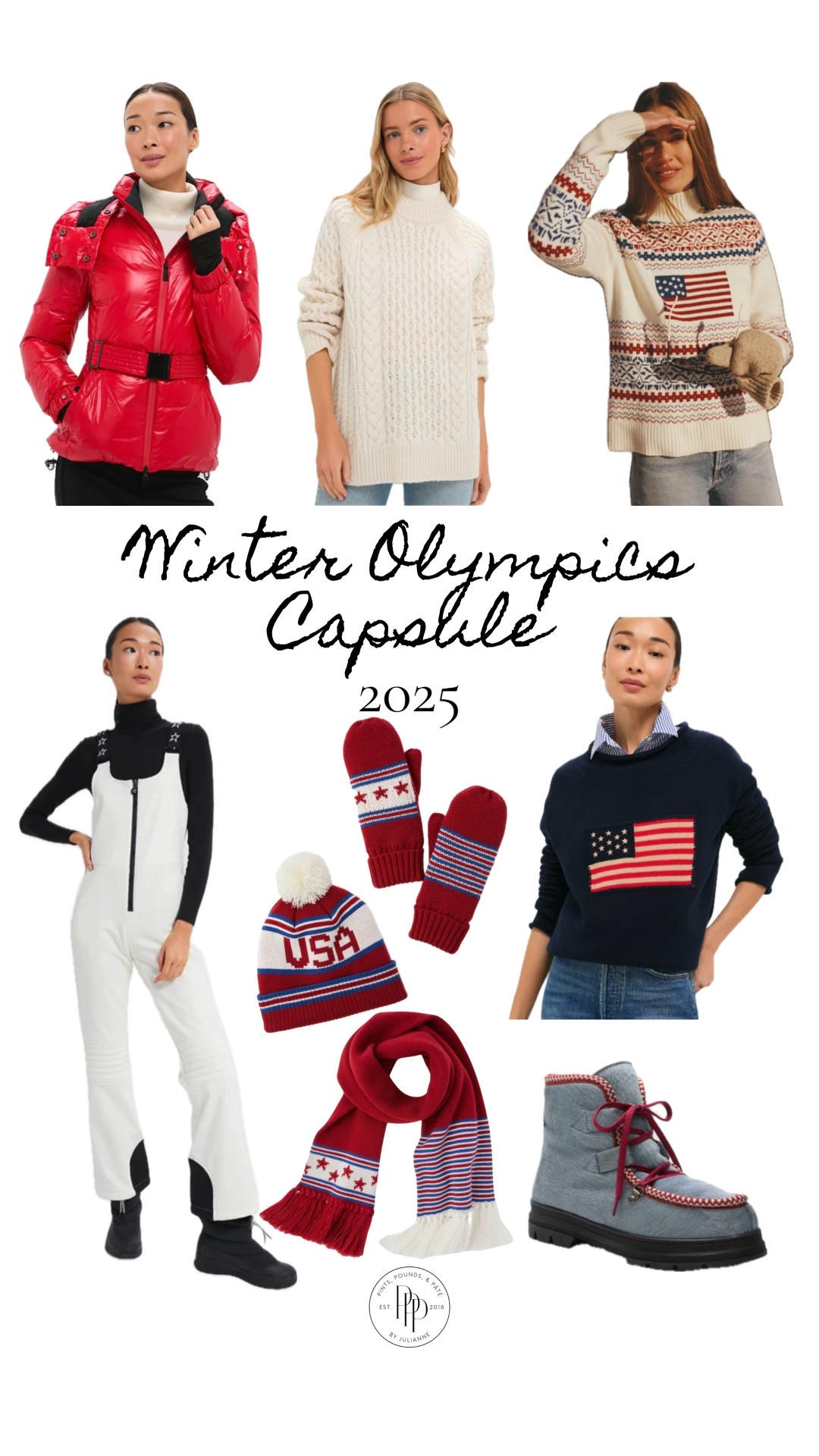 Get ready for the Winter Olympics in your USA Gear!!🇺🇸❄️⛷️

Winter Olympics, winter fashion, winter outfit, ski, winter vacation, winter trip

#LTKSeasonal #LTKTravel