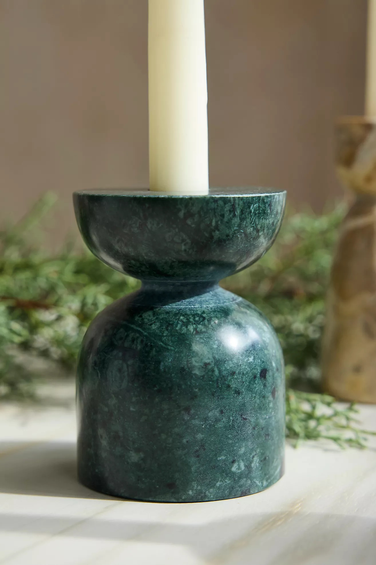 Marble Taper Holder | Anthropologie (US)