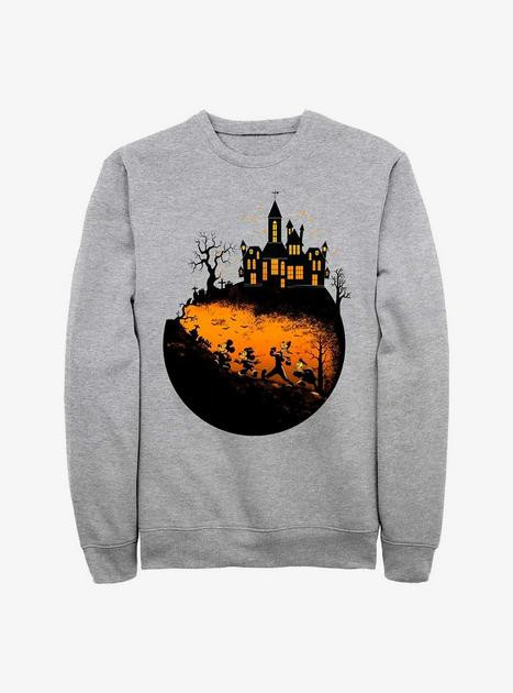 Disney Mickey Mouse Haunted Halloween Sweatshirt | BoxLunch