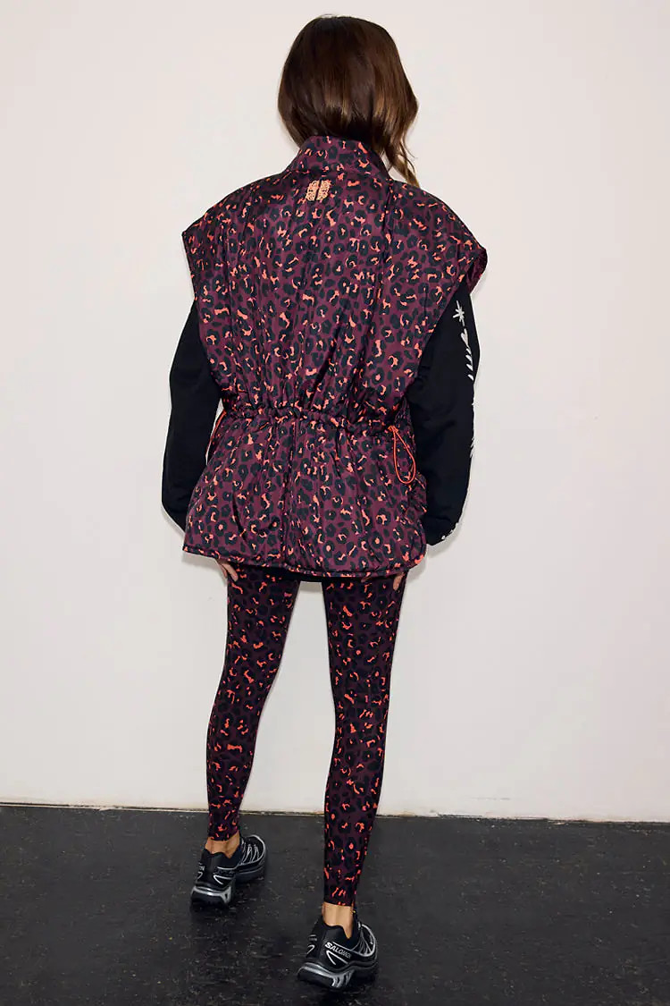 Dark Leopard Gilet | Never Fully Dressed (UK & IE)