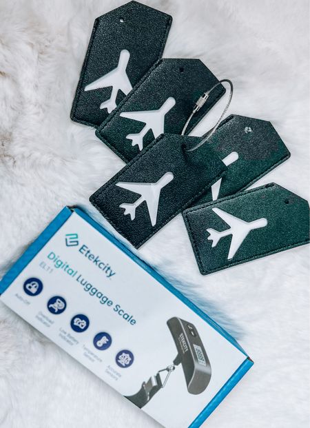 Stocking stuffer- gift for him- gift ideas for the traveler 
Luggage tags and luggage scale 

#LTKGiftGuide #LTKtravel #LTKHoliday