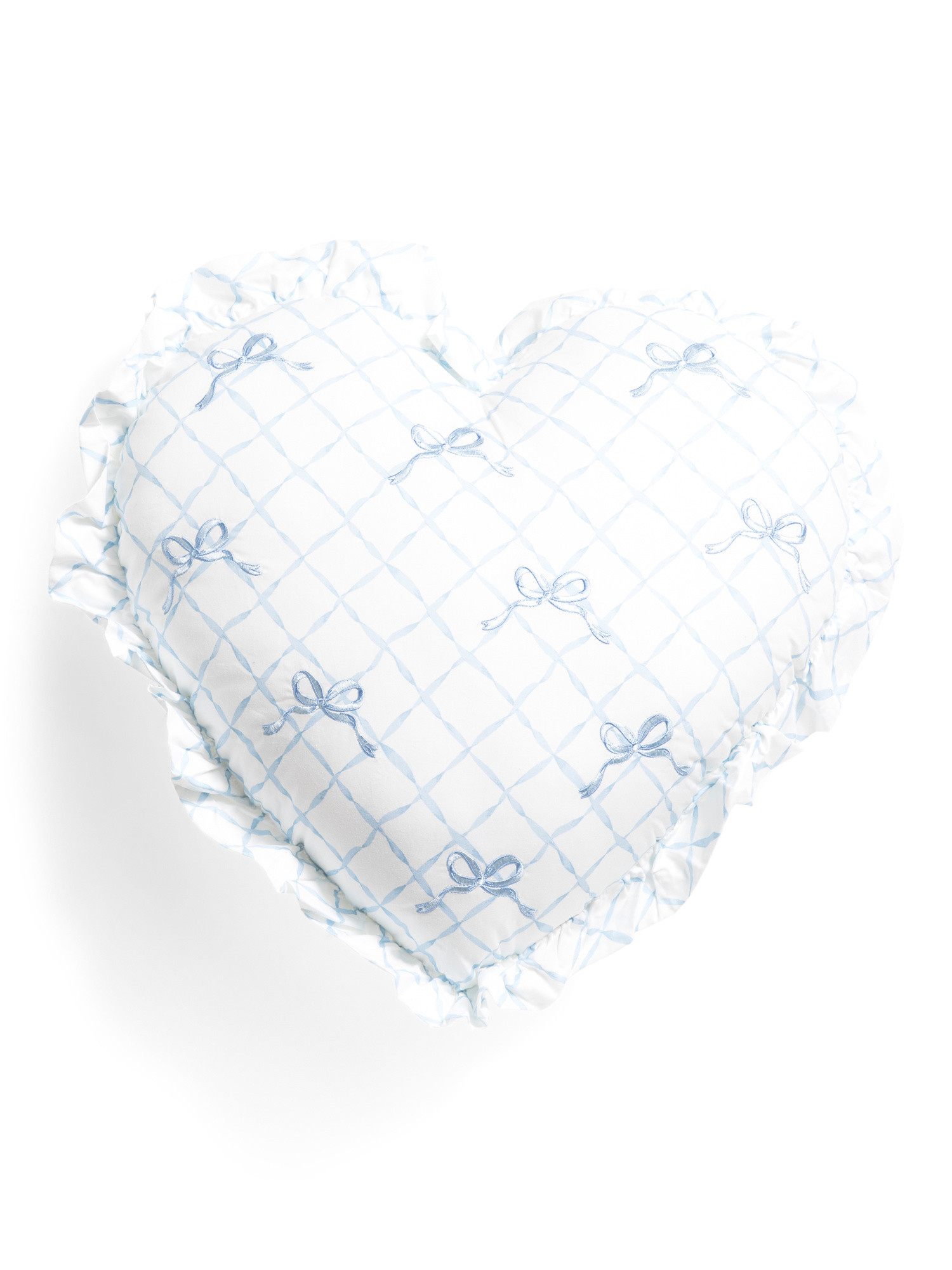 19x20 Beautiful Bow Trellis Ruffle Heart Pillow | Throw Pillows | Marshalls | Marshalls