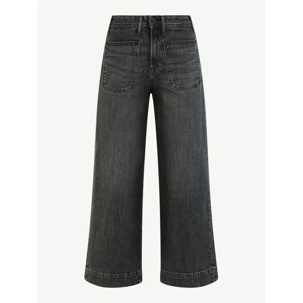 Free Assembly Women's Retro Flare Jeans | Walmart (US)