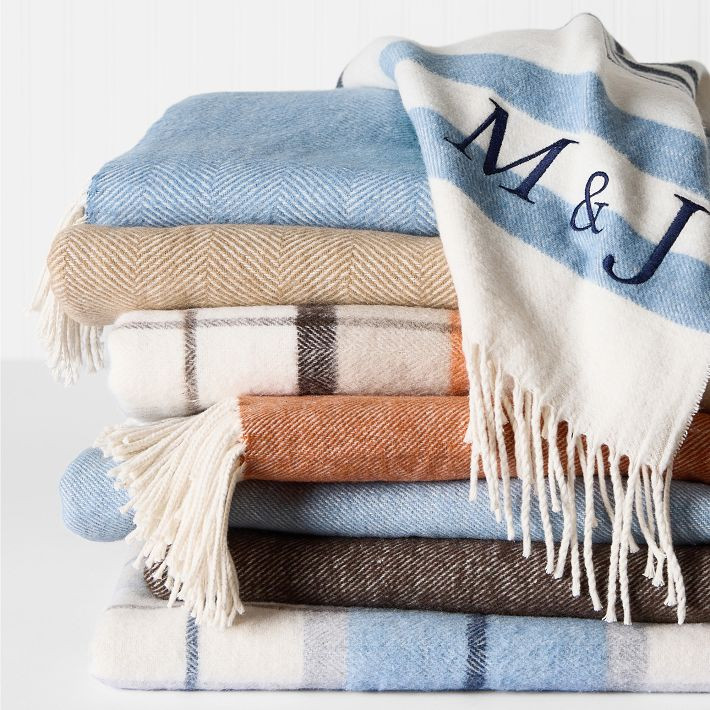 Italian Woven Throw Blanket | Mark and Graham