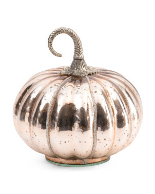 7x7 Glass Pumpkin | Marshalls