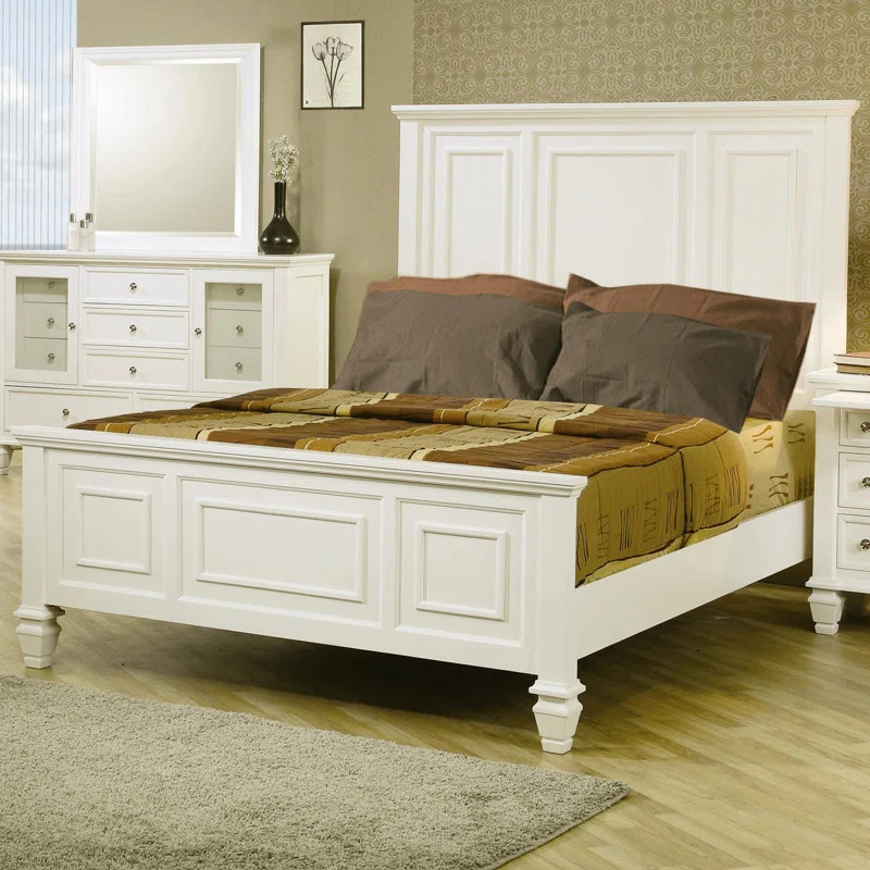 Barret Solid Wood Standard Bed | Wayfair North America