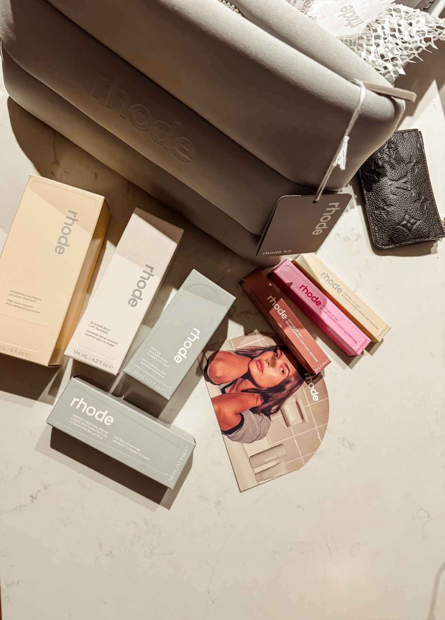 Skincare // rhode // lips // beauty // cleanser // moisturizer // makeup bag 

#LTKBeauty #LTKselfcare #LTKFindsUnder100