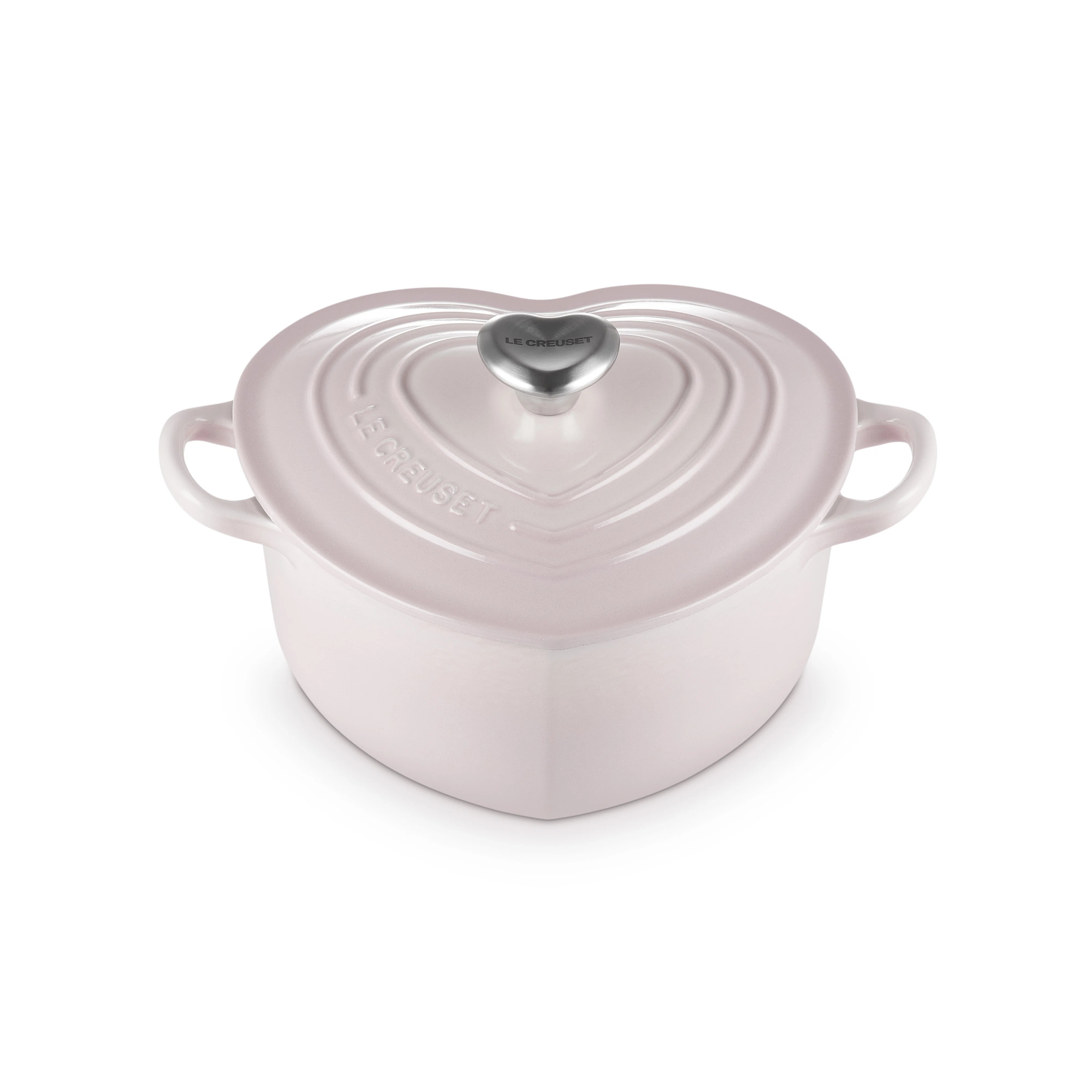 Le Creuset Cast Iron Heart Casserole with Stainless Steel Heart Knob Shell | Wayfair UK