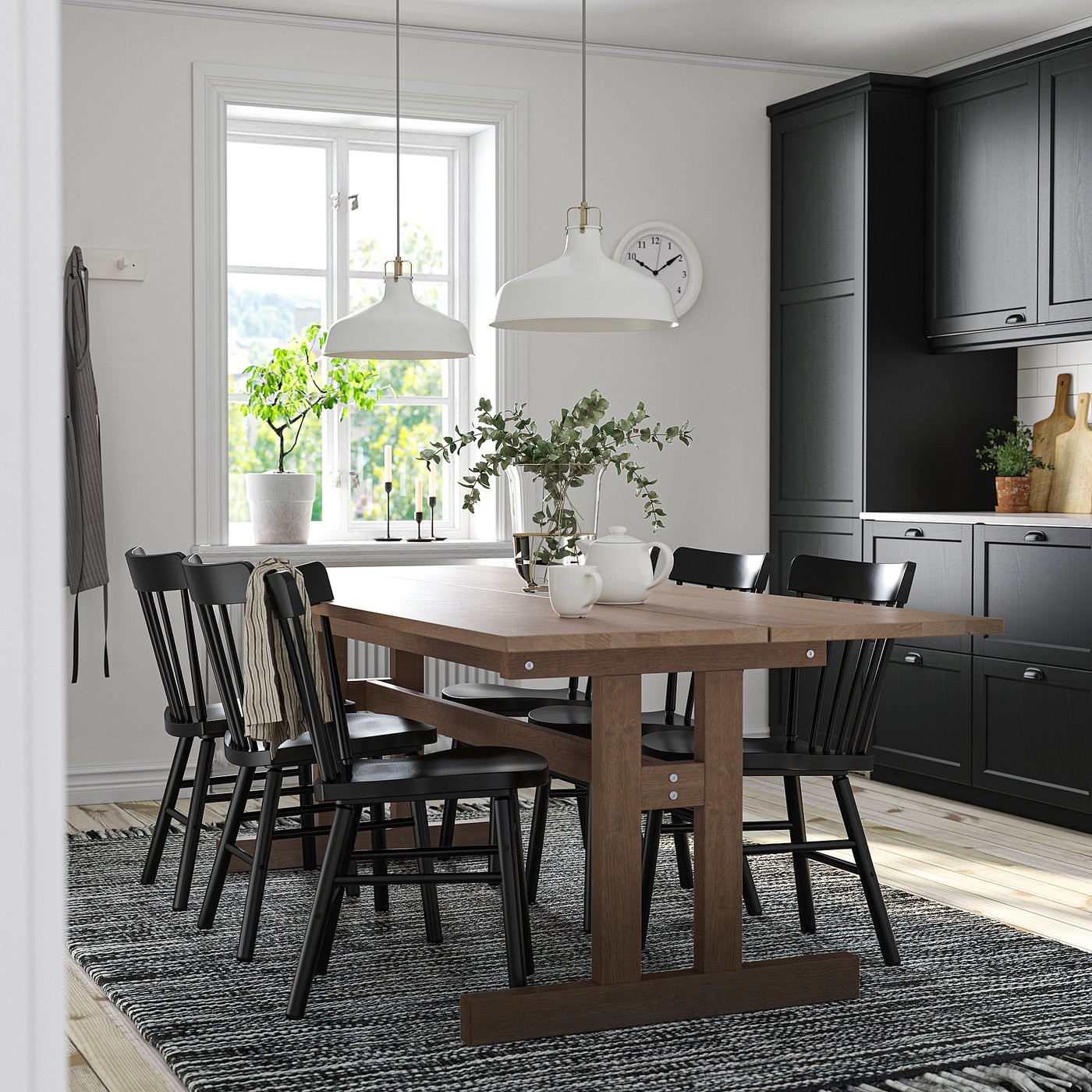 IKEA KLIMPFJÄLL dining table, gray-brown, 94 1/2x37 3/8 | IKEA US