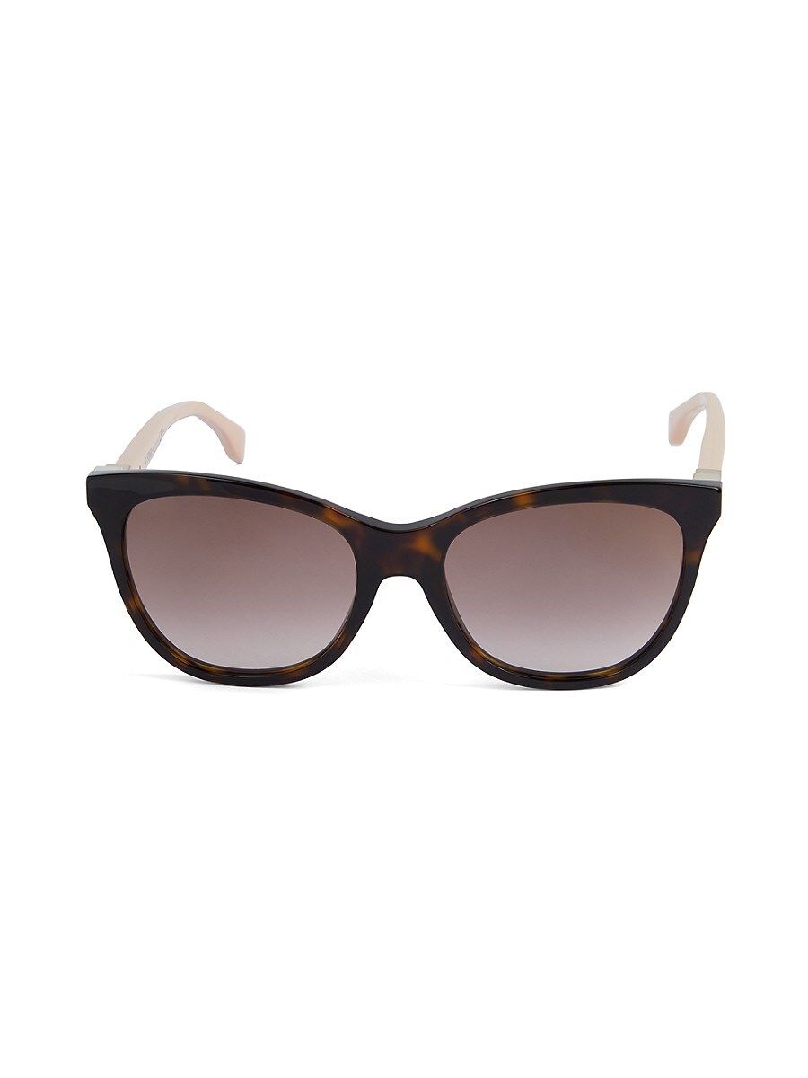 Fendi Women's 55MM Cat Eye Sunglasses - Tortoise | Saks Fifth Avenue OFF 5TH (Pmt risk)