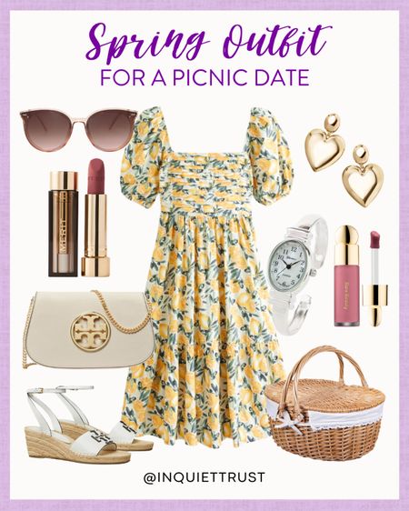 Check out this effortless outfit for Spring! Great to wear on a picnic date or a brunch date!
#travellook #floraldress #capsulewardrobe #outfitidea

#LTKtravel #LTKSeasonal #LTKstyletip