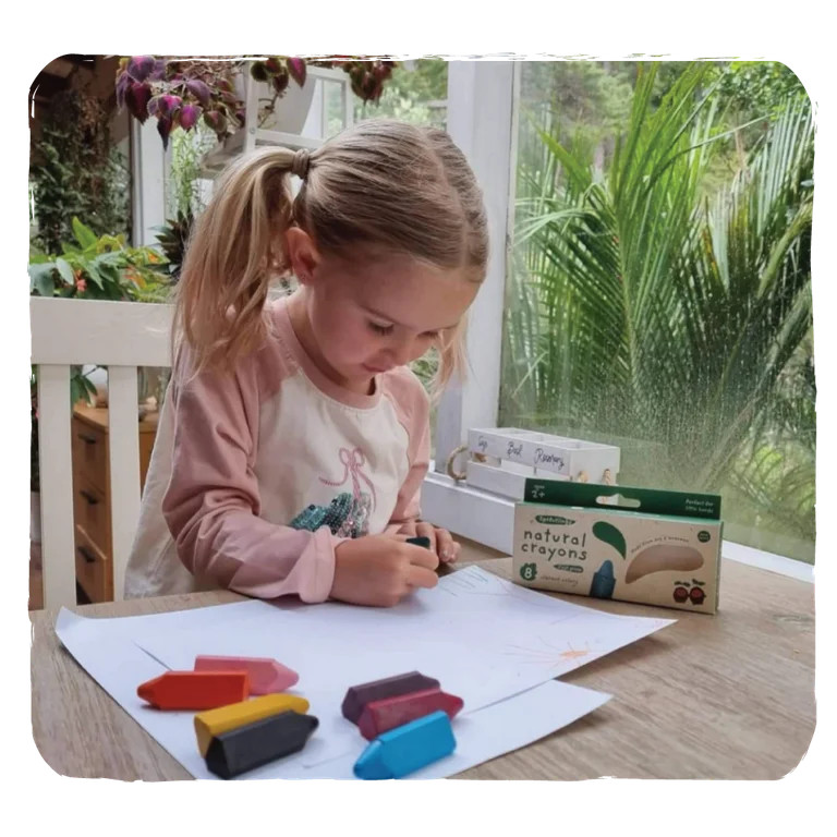 Sproutlings First Grasp Crayons, Natural Soy & Beeswax, 8-Count, Perfect for Kids Ages 4+ | Walmart (US)