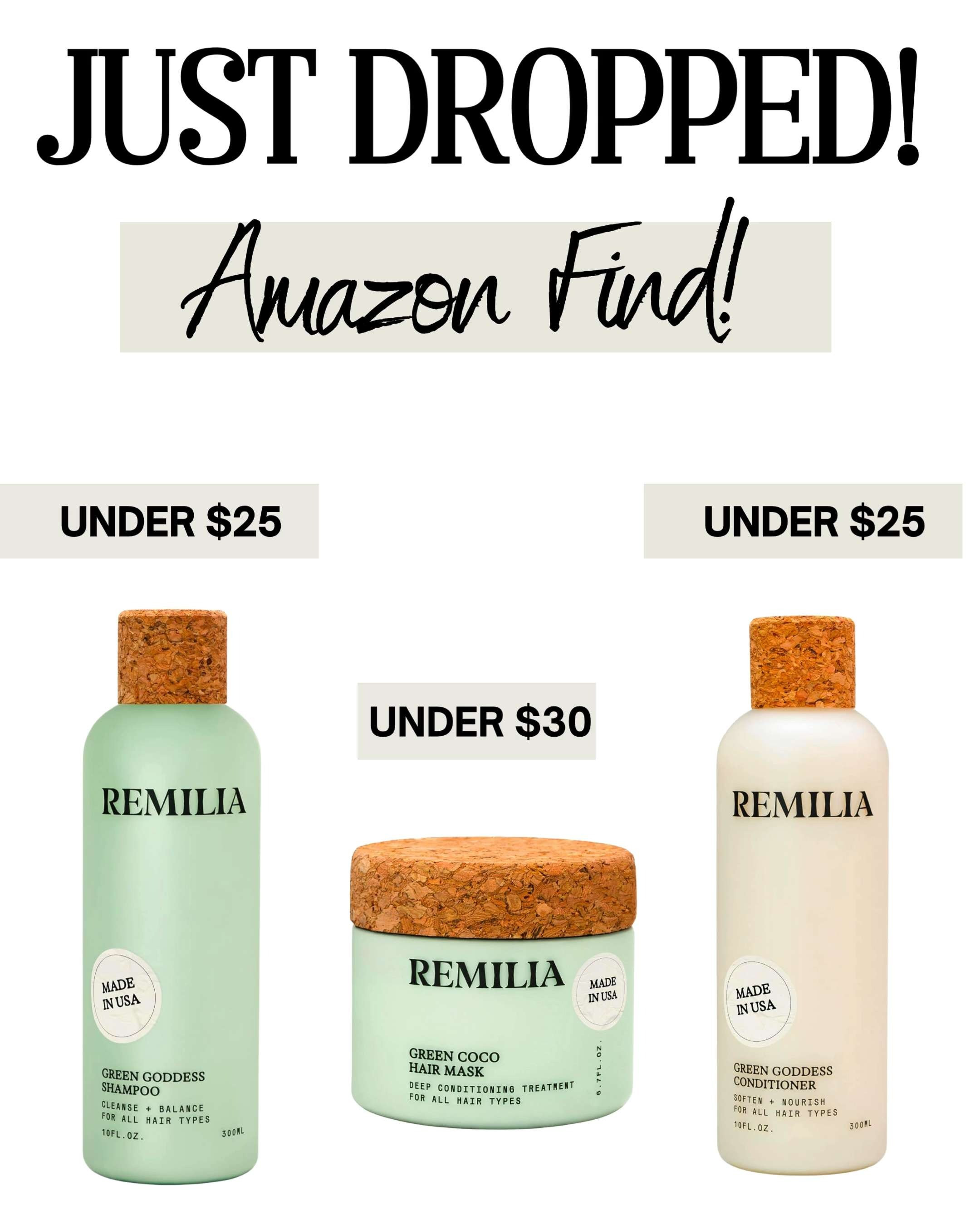 🌿 Say hello to softer, stronger, shinier hair! The Remilia Green Goddess Shampoo is infused with rosemary oil, green tea extract, avocado & coconut oils to deeply cleanse, repair damage, and nourish every strand. It smells amazing and leaves your hair feeling silky-smooth with healthy volume. 💚✨#LTKHairCare #LTKUnder50 #LTKFinds #LTKMustHaves 

 

#LTKBeauty #LTKSaleAlert #LTKFindsUnder50 #LTKBeauty