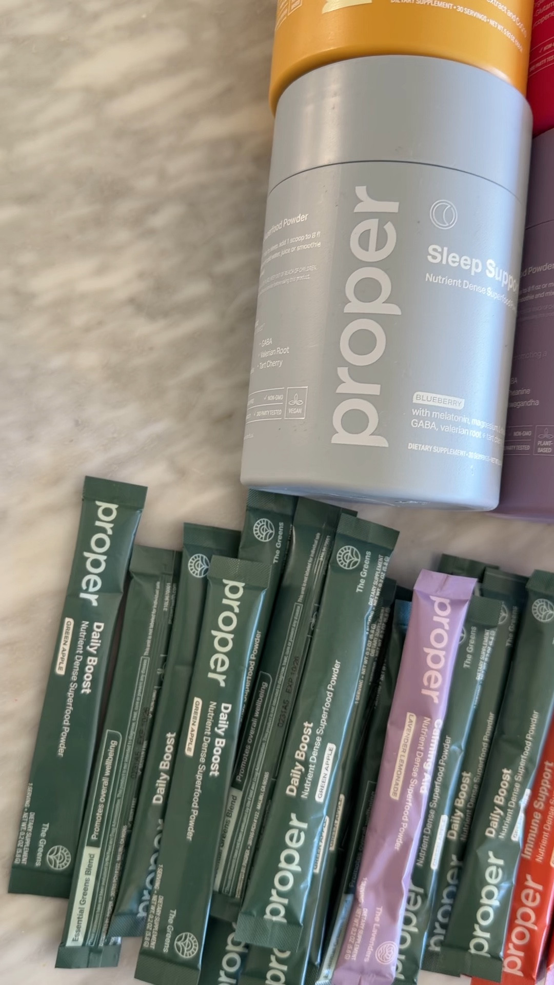 Get 10% Off Proper Health nutrient dense superfood powders designed for optimal daily healt. Anything from energy and immunity boost to recovery, digestion and sleep support. Get a large jar or small packets on the go with a bottle & a mixer for an easy access anytime, any place. 

#LTKdayinmylife #LTKActive #LTKfitnessgoals