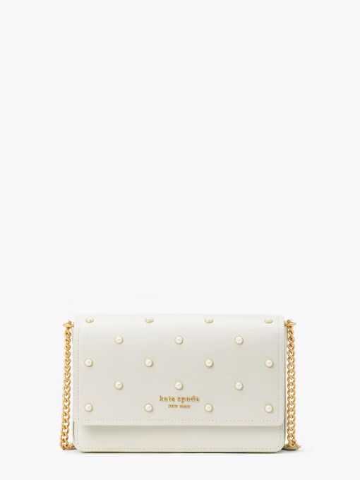Purl Embellished Flap Chain Wallet | Kate Spade (US)
