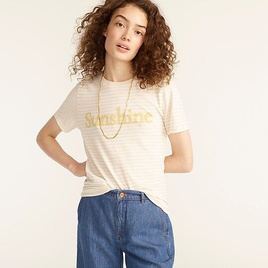 Vintage cotton "Sunshine" T-shirt | J.Crew US