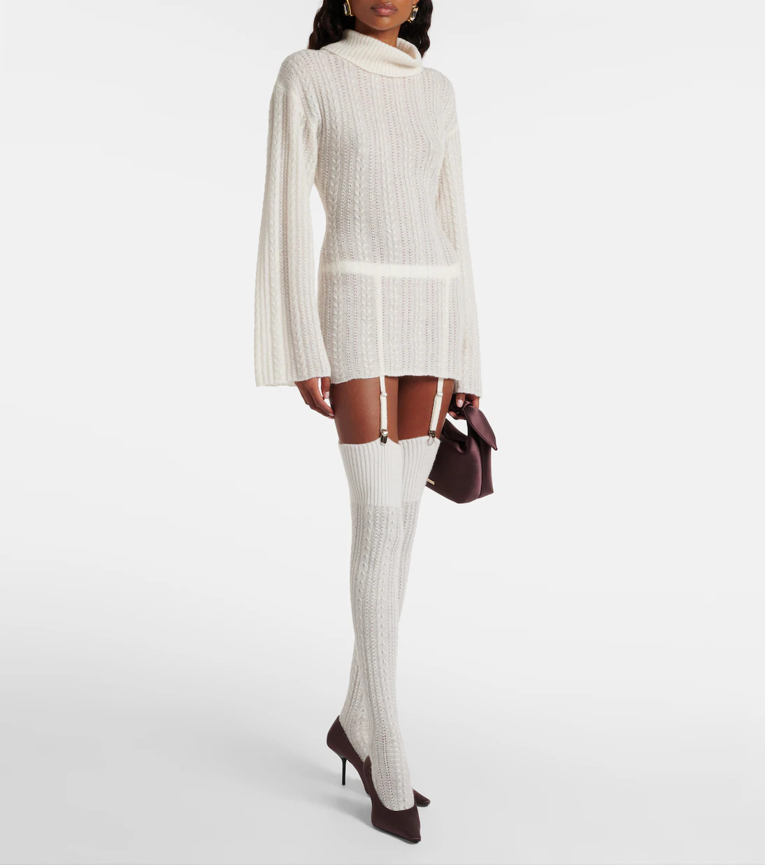 Wool-blend minidress | Mytheresa (UK)