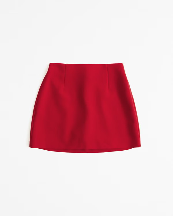 Women's Menswear Mini Skort | Women's Clearance | Abercrombie.com | Abercrombie & Fitch (US)