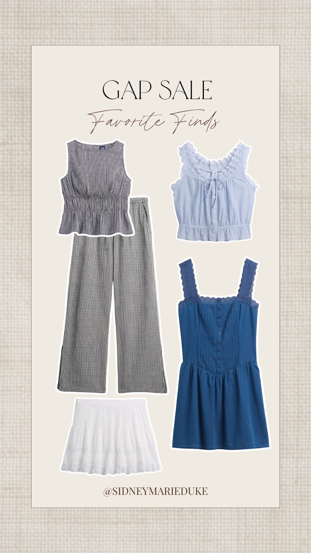 A few Gap sale finds I'm loving! Up to 50% off🙌🏼




Summer outfits, summer dresses, sale alert, blouse, lace, skort, peplum, tiered, good deals, sales, favorites, sidneymarieduke 

 #LTKootd #LTKSeasonal #LTKSaleAlert