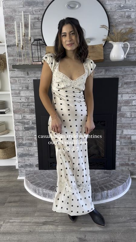 Sharing 7 casual mom style valentines outfits you’ll love. 🖤 Obsessed with this polka dot dress and the butterfly lace detail  

The perfect Valentine’s Day outfit, polka dot dress outfit, mom outfit idea, casual outfit idea, Valentine’s Day, style over 30, free people style, February outfit idea, What to wear for Valentine’s Day 

#momoutfit #momoutfits #dailyoutfits #dailyoutfitinspo #whattoweartoday #casualoutfitsdaily #freepeoplestyle #styleover30 #winteroutfitideas #valentinesdayoutfitideas #valentinesdayoutfit #vdayoutfit 



#LTKfindsunder100 #LTKfindsunder50 #LTKshoecrush