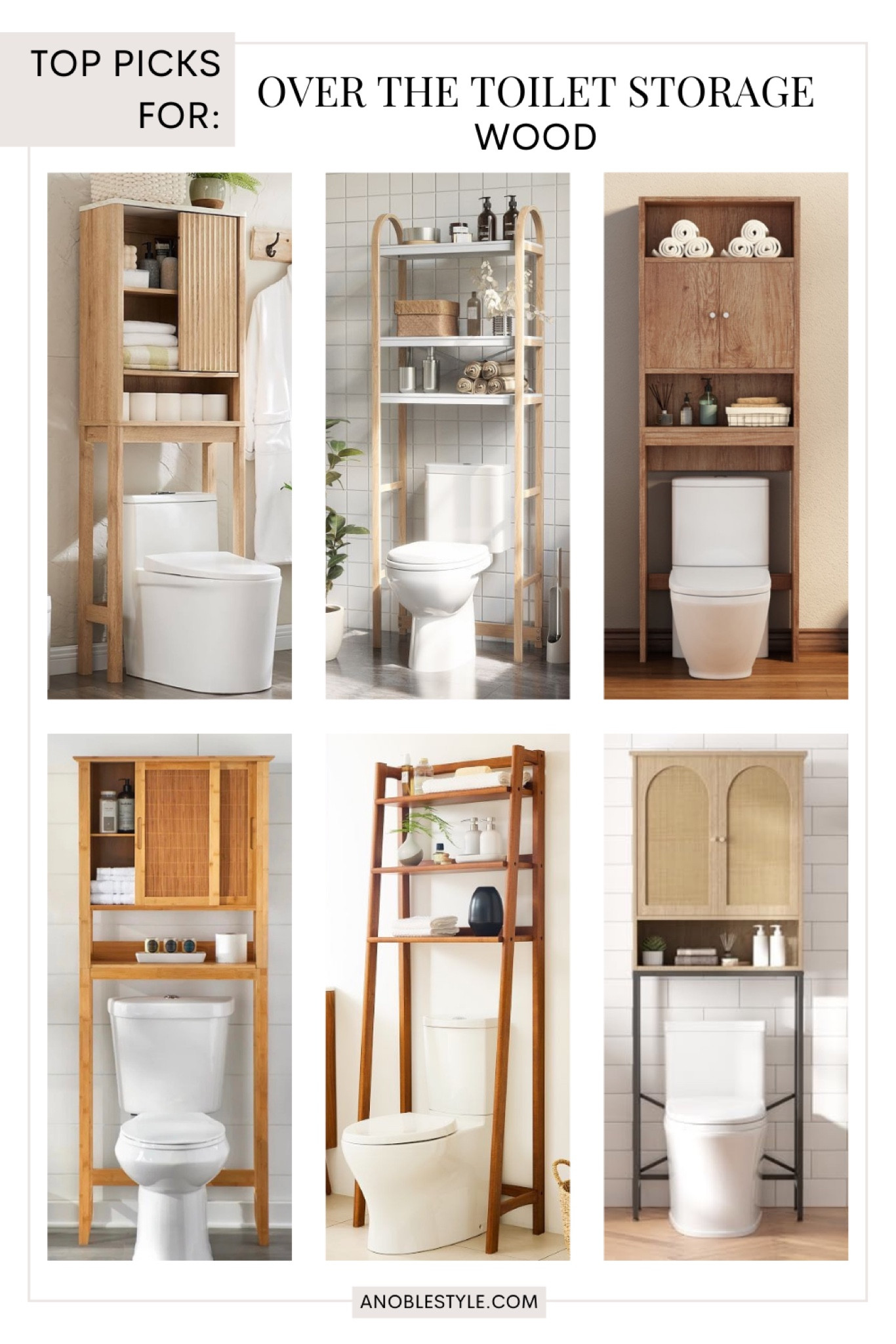 Roundup // Top picks for over the toilet storage wood tone.


#LTKStyleTip #LTKHome