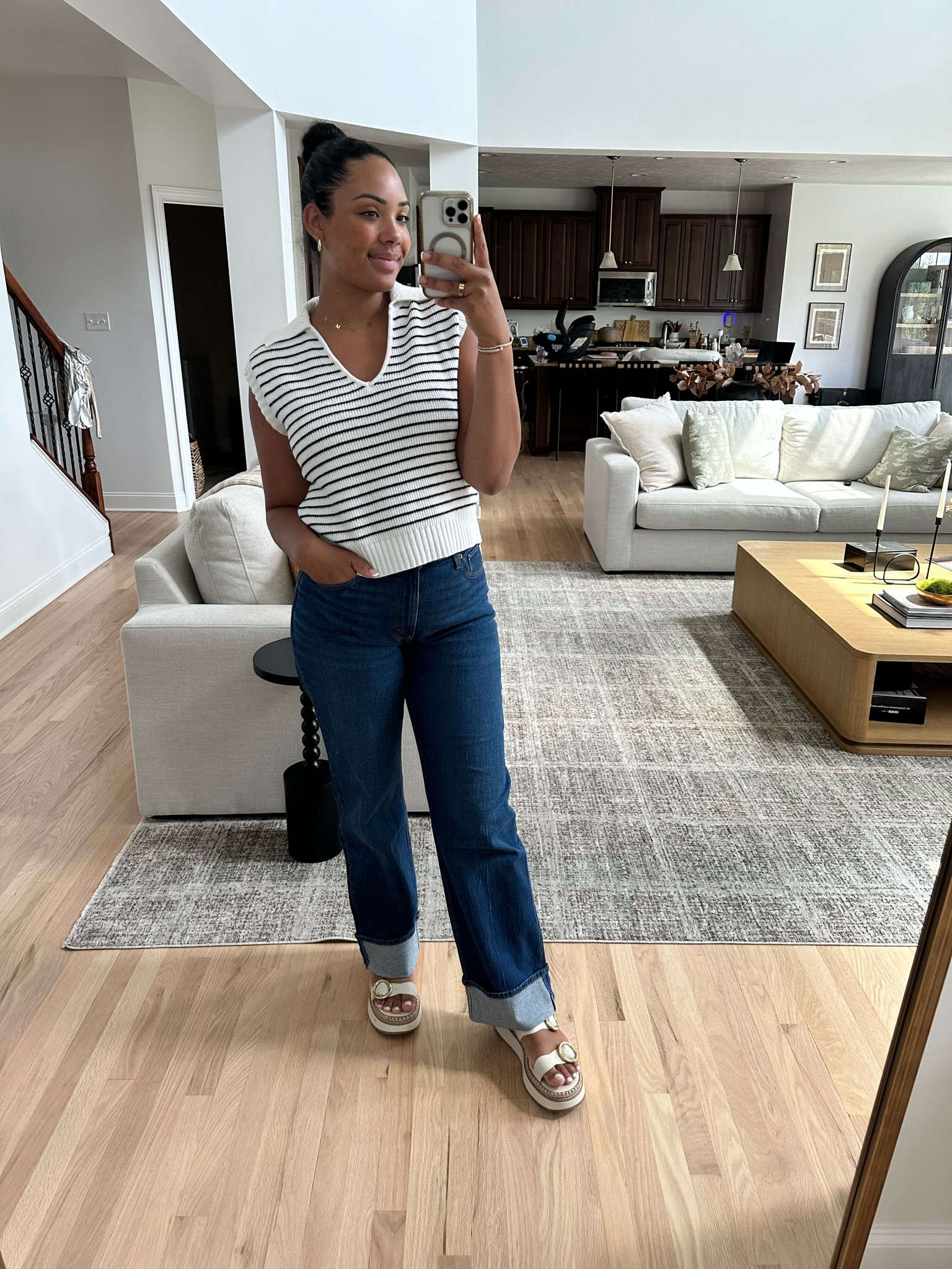 Today’s outfit of the day - this top is an Amazon find and currently on sale! 

#LTKFindsUnder50 #LTKStyleTip