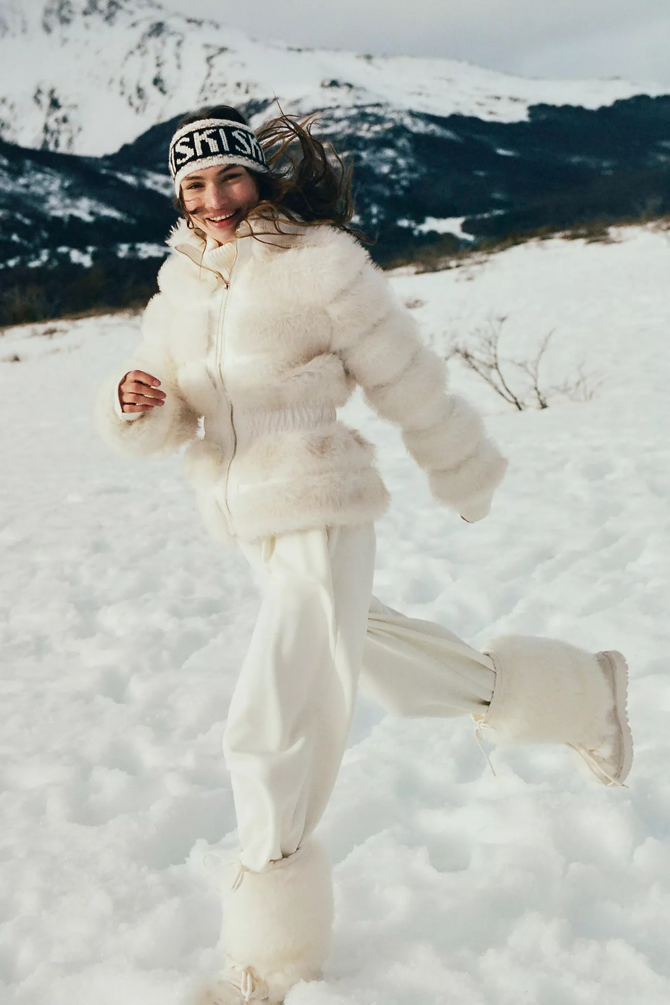 Elliatt Aisling Faux Fur Jacket | Anthropologie (US)