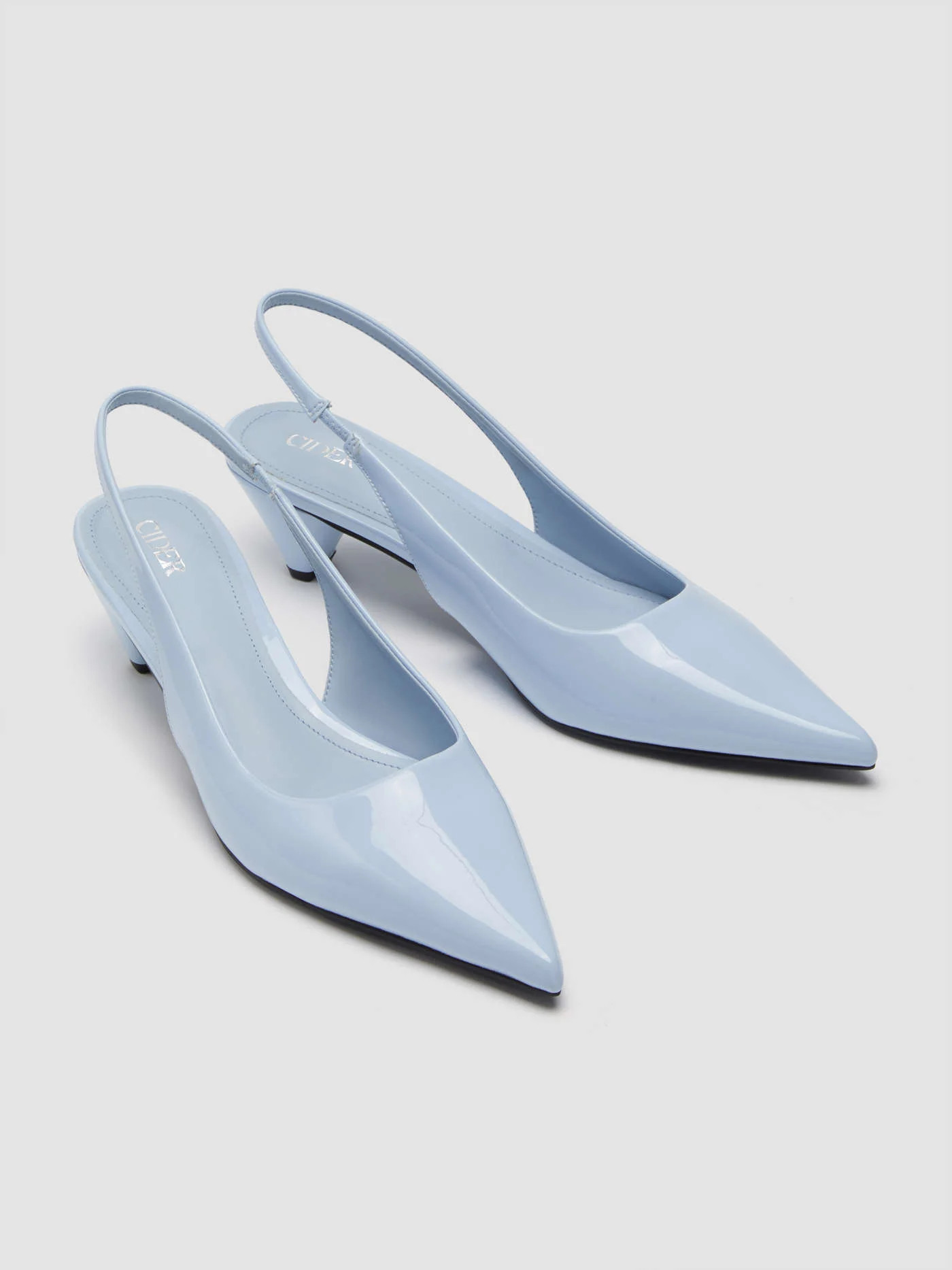 POINTED-TOE SLINGBACK KITTEN HEELS | Cider