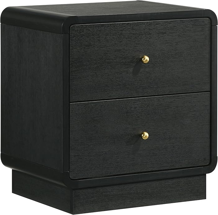 Coaster Home Furnishings Cavelle Transitional Wood 2-Drawer Bedroom Nightstand Bedside Table Orga... | Amazon (US)