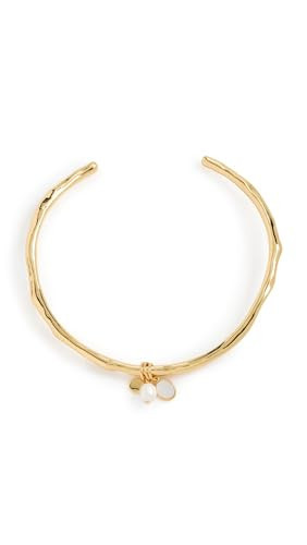 Madewell Women's Mother-of-Pearl Wire Choker Necklace, Antique Gold, One Size | Amazon (US)