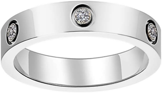 Fashion Classic 18K Gold Plated Titanium Steel Women Stacking Ring Best Gifts Couples Valentine's... | Amazon (US)