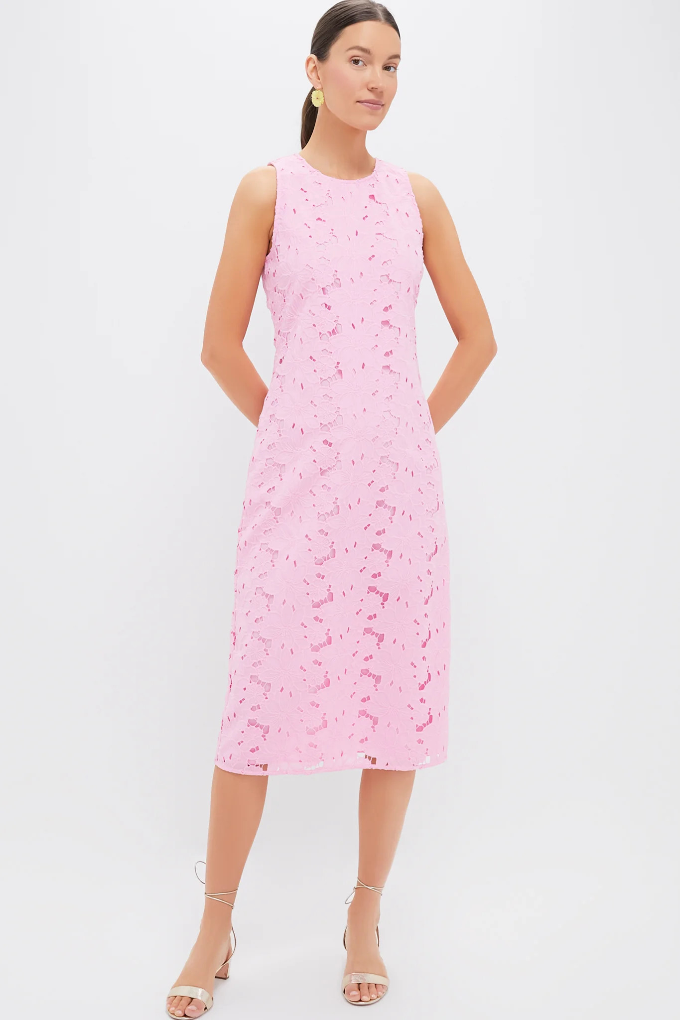 Carnation Eyelet Evelyn Midi Dress | Tuckernuck (US)