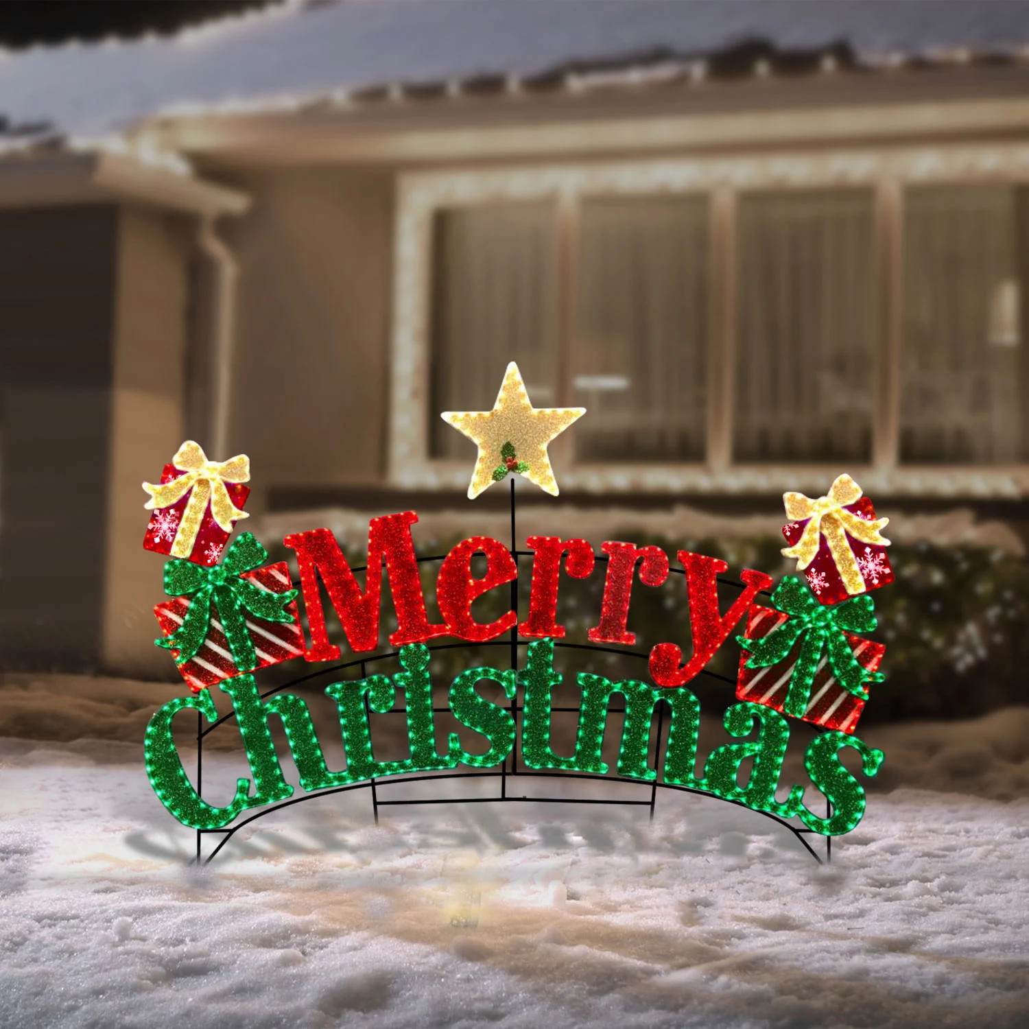 Member's Mark Pre-Lit 76" Merry Christmas Sign | Sam's Club