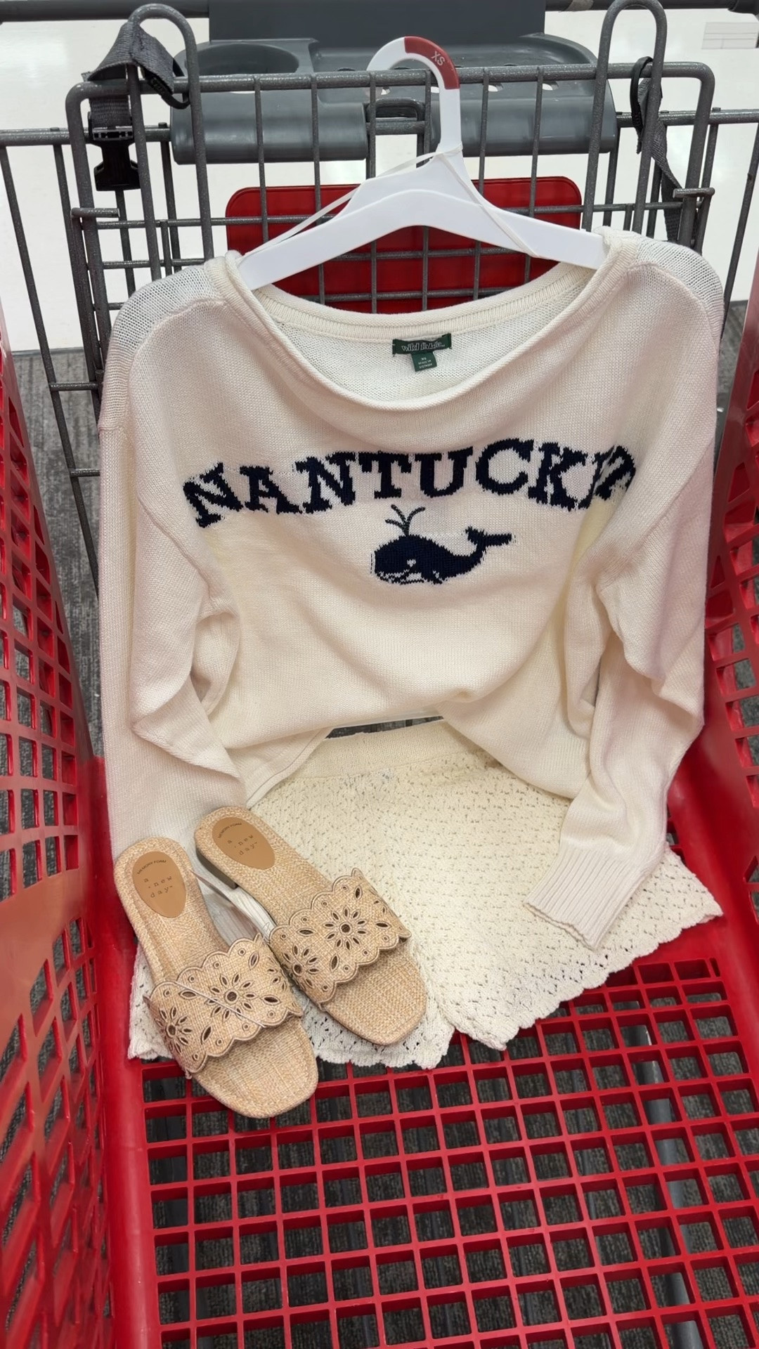 Hard to resist that whale 🐳 Target summer outfit idea #coastal chic