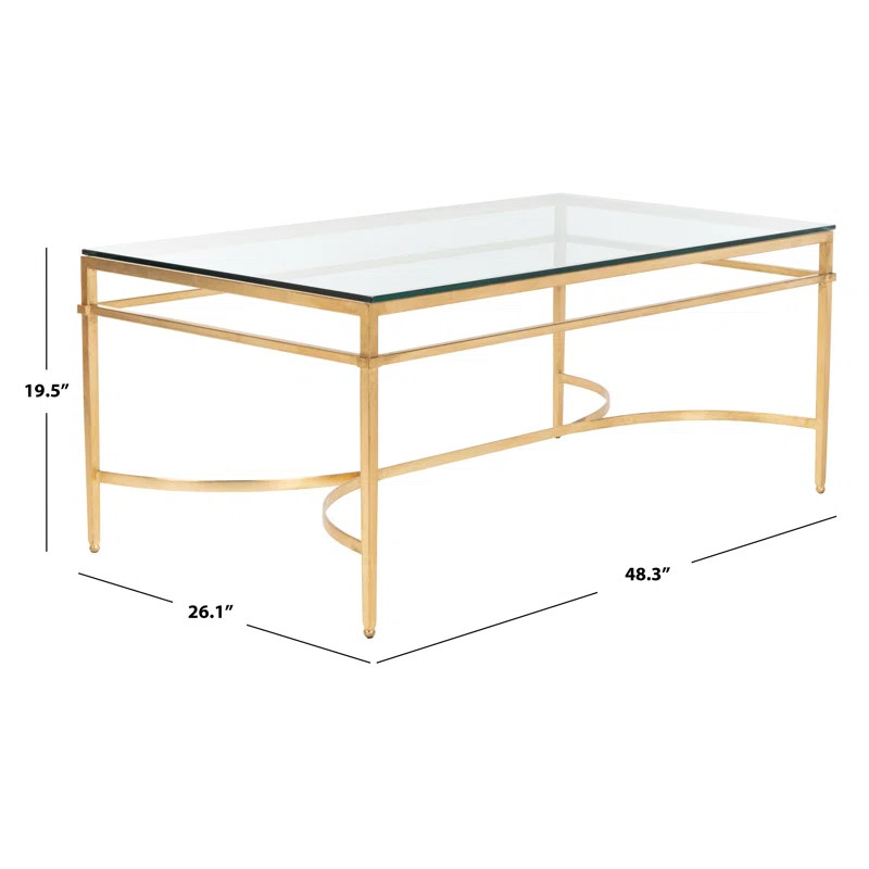 Etta Avenue™ Genevieve 4 Legs Coffee Table & Reviews | Wayfair | Wayfair North America