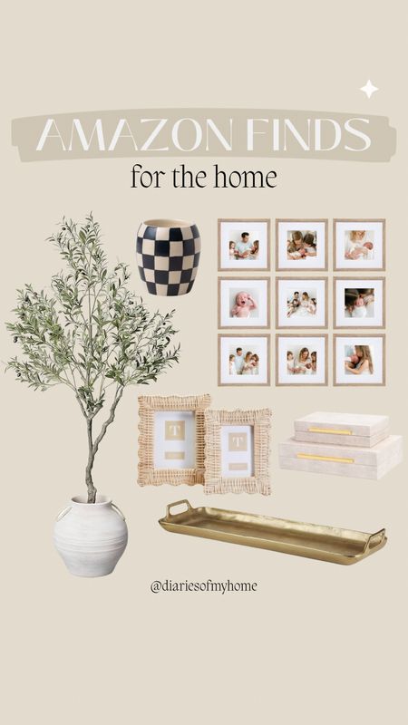 Amazon Finds for the Home #homedecor #amazonhome #amazonfinds #founditonamazon #fauxtree #gallerywall #frames #tray #vase #scalloped #new 

#LTKhome #LTKSeasonal #LTKfindsunder50