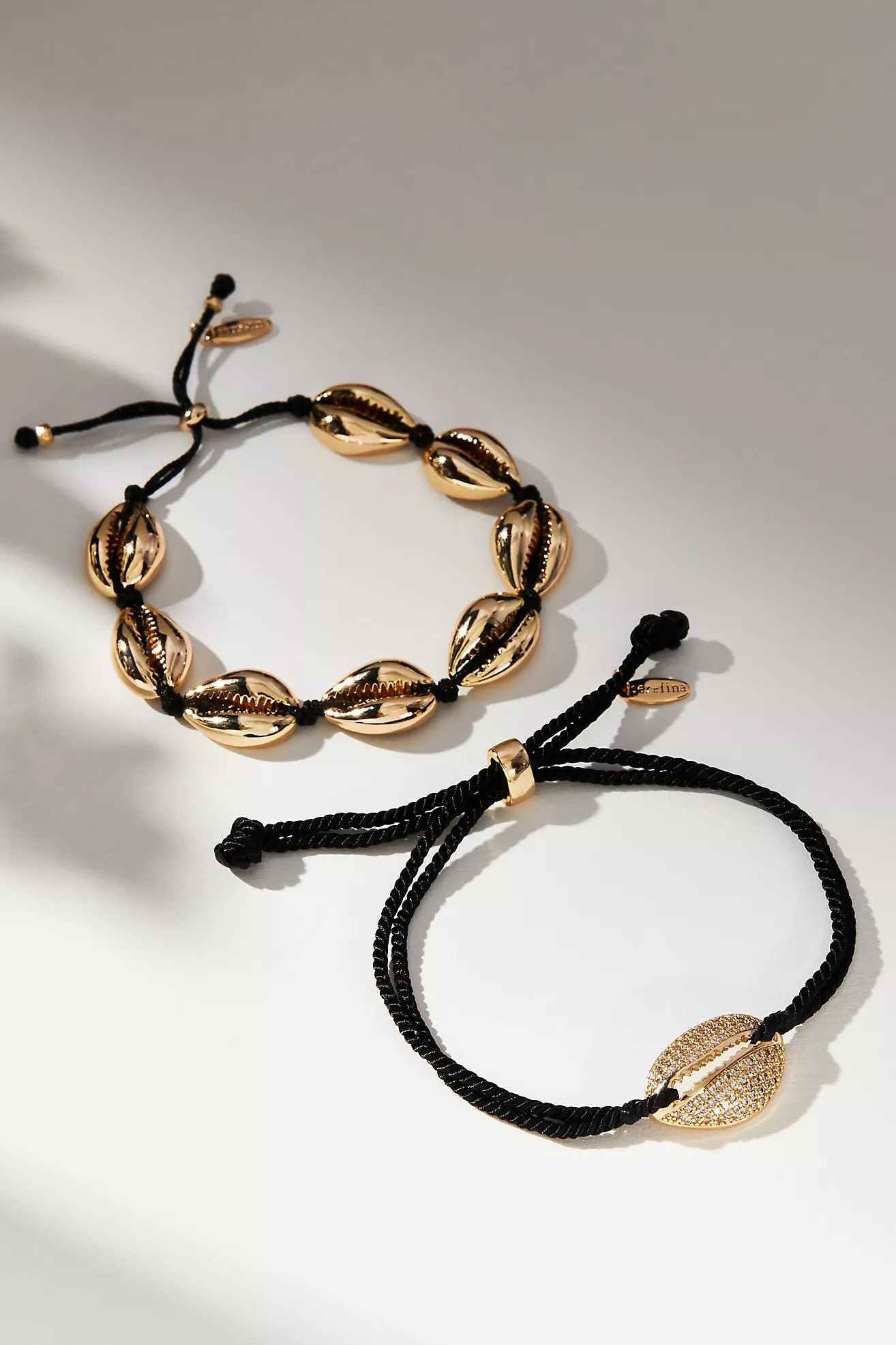 Seashell Rope Mix Bracelets, Set of 2 | Anthropologie (US)