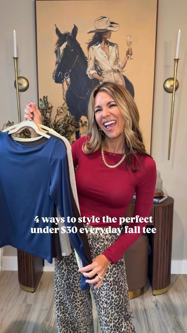 The perfect $30 long sleeve tees- super soft, easy to style, lightweight and breathable

#LTKSeasonal #LTKootd #LTKOver40