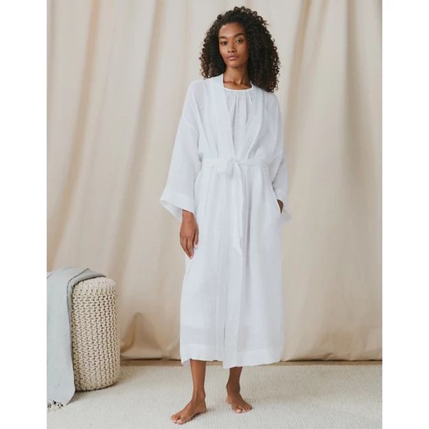 Linen-Gauze Robe | The White Company (UK)