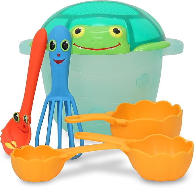 Melissa & Doug Sunny Patch Seaside Sidekicks Sand Baking Play Set | Amazon (US)