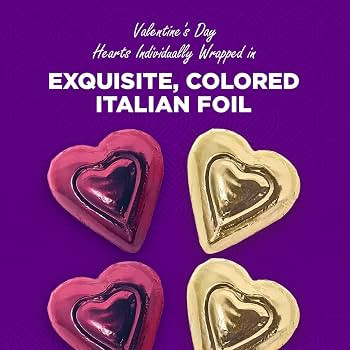 Madelaine Chocolate Company Solid Premium Milk Chocolate Mini Hearts - American-Made, Swiss-Formu... | Amazon (US)