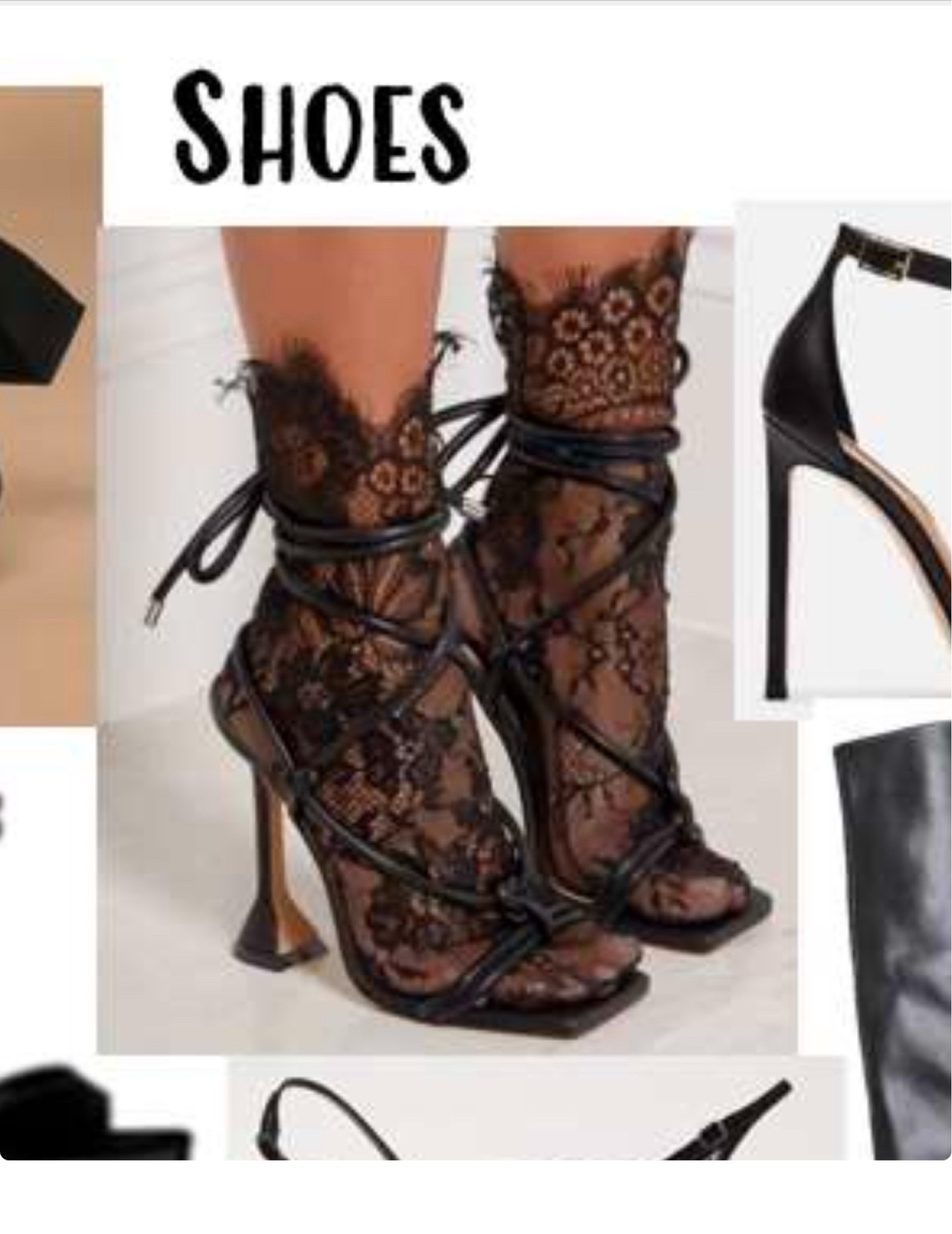 Lace socks with heels 🔥💋