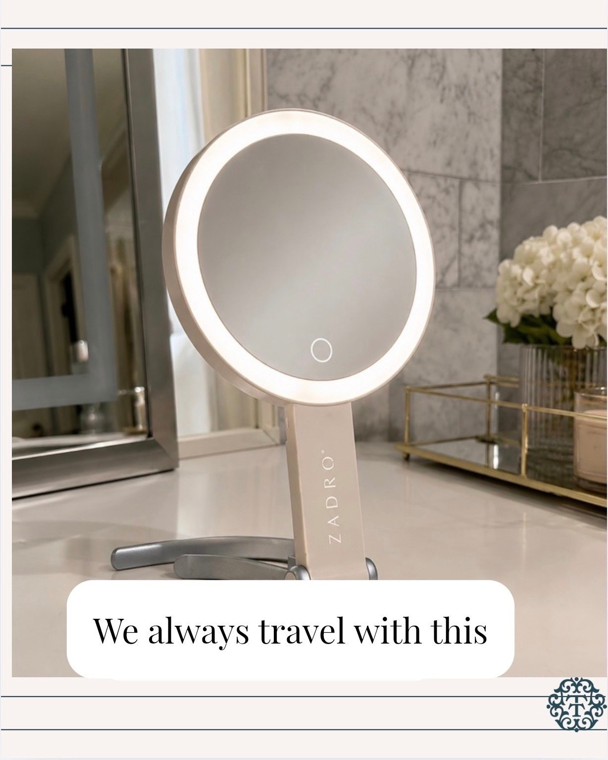 Putting makeup on when traveling is so much easier with this foldable mirror. Fits perfectly into our suitcase. s

#LTKSeasonal #LTKOver40 #LTKMidsize