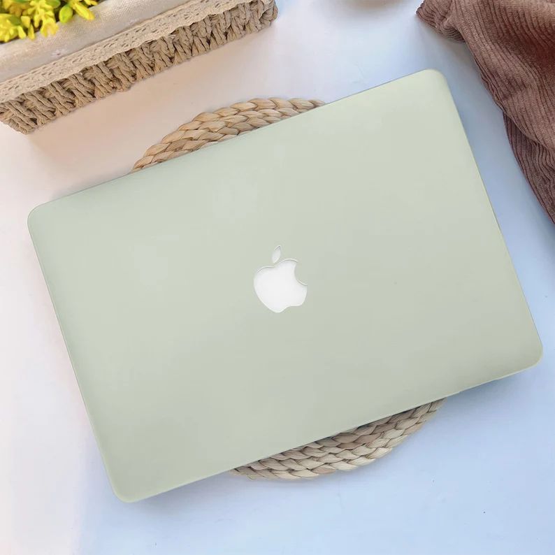 Desert Green Light Solid Color Hard Case Cover for MacBook Air 13 MacBook Pro 13 14 16 15 Air 13 ... | Etsy (US)