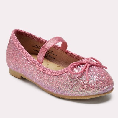 Toddler Girls' Lily Glitter Ballet Flats - Cat & Jack™ | Target