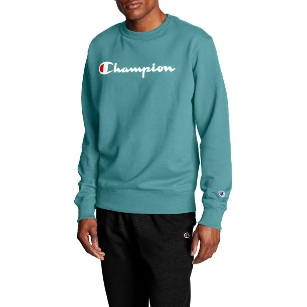 Champion Men's Powerblend Graphic Crewneck Sweatshirt | Walmart (US)