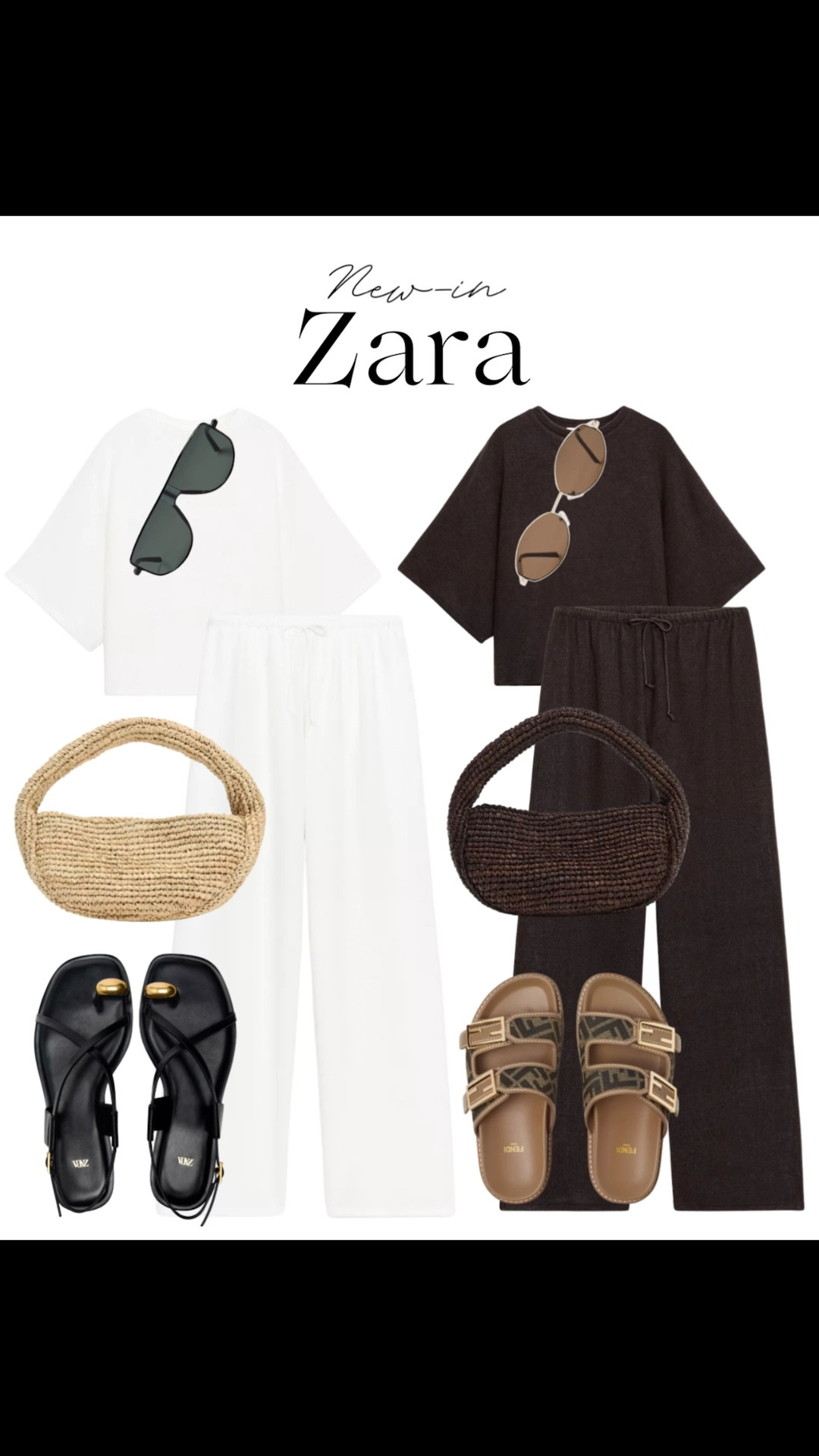 New in Zara matching sets 🤍

Tags: spring outfit, loungewear, weekend outfit, travel look, airport outfit, fendi sandals, raffia bag, Shopbop sunglasses, neutral aesthetic, elevated wardrobe 

#LTKootd #LTKgrwm #LTKTravel
