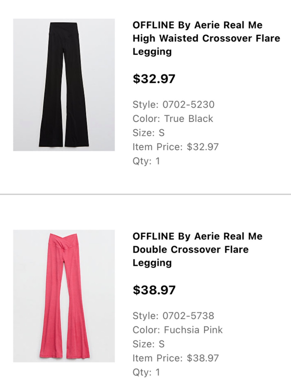 Just order my Flare leggings from Aerie! 

#LTKsalealert #LTKSale #LTKunder50