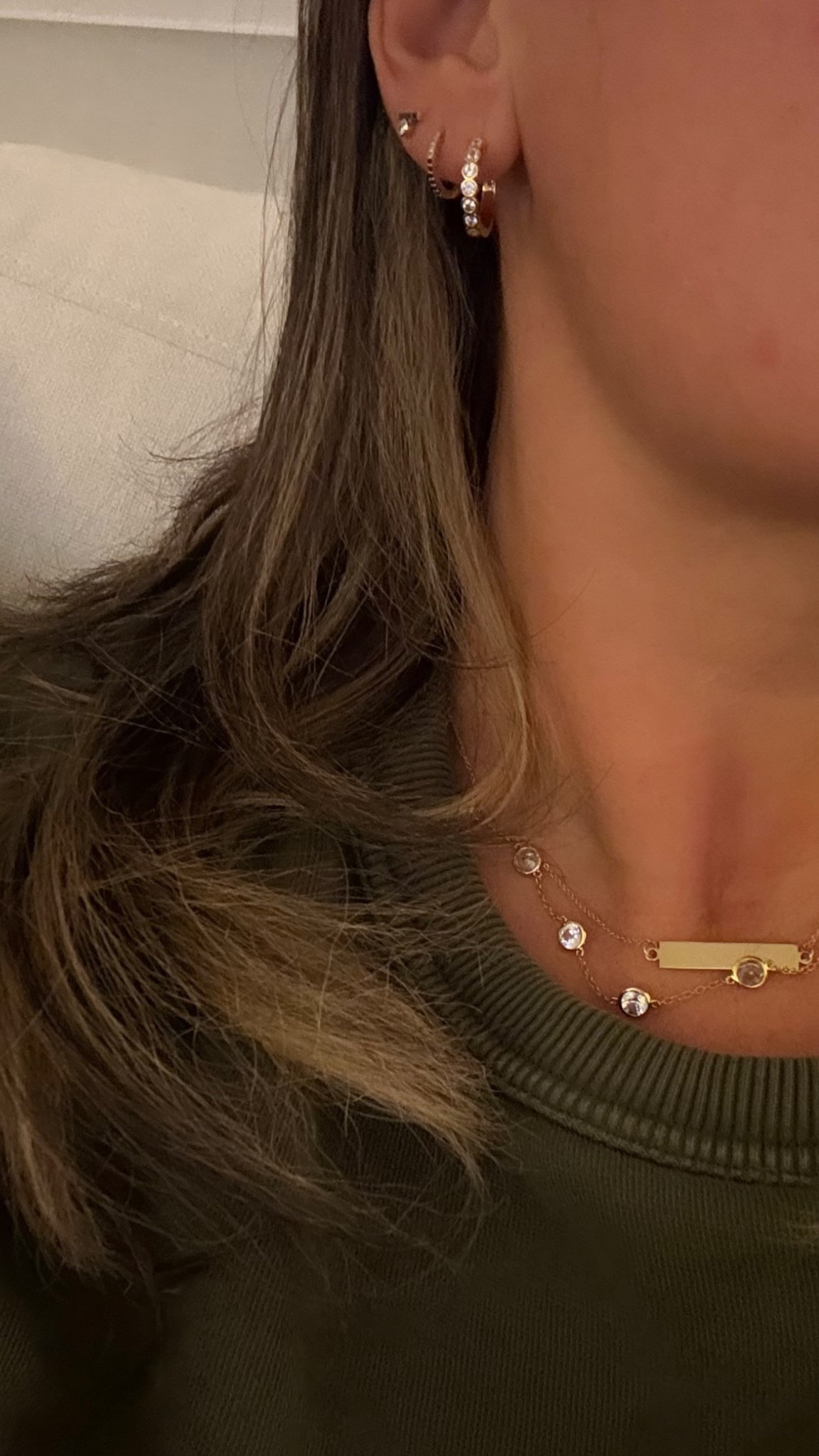 Oops I forgot to share a  closer look at these white sapphire huggies earlier but here they are! SO gorgeous, lightweight and under $100 🙌🏻

#LTKValentine #LTKootd #LTKselfcare